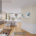 Screenshot of a virtual walkhrough tour of a home.