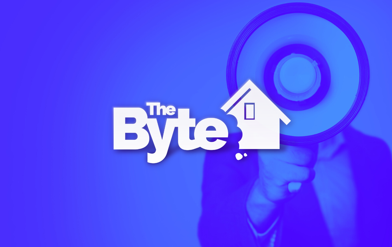 A person with a megaphone over their head and the BYTE logo.